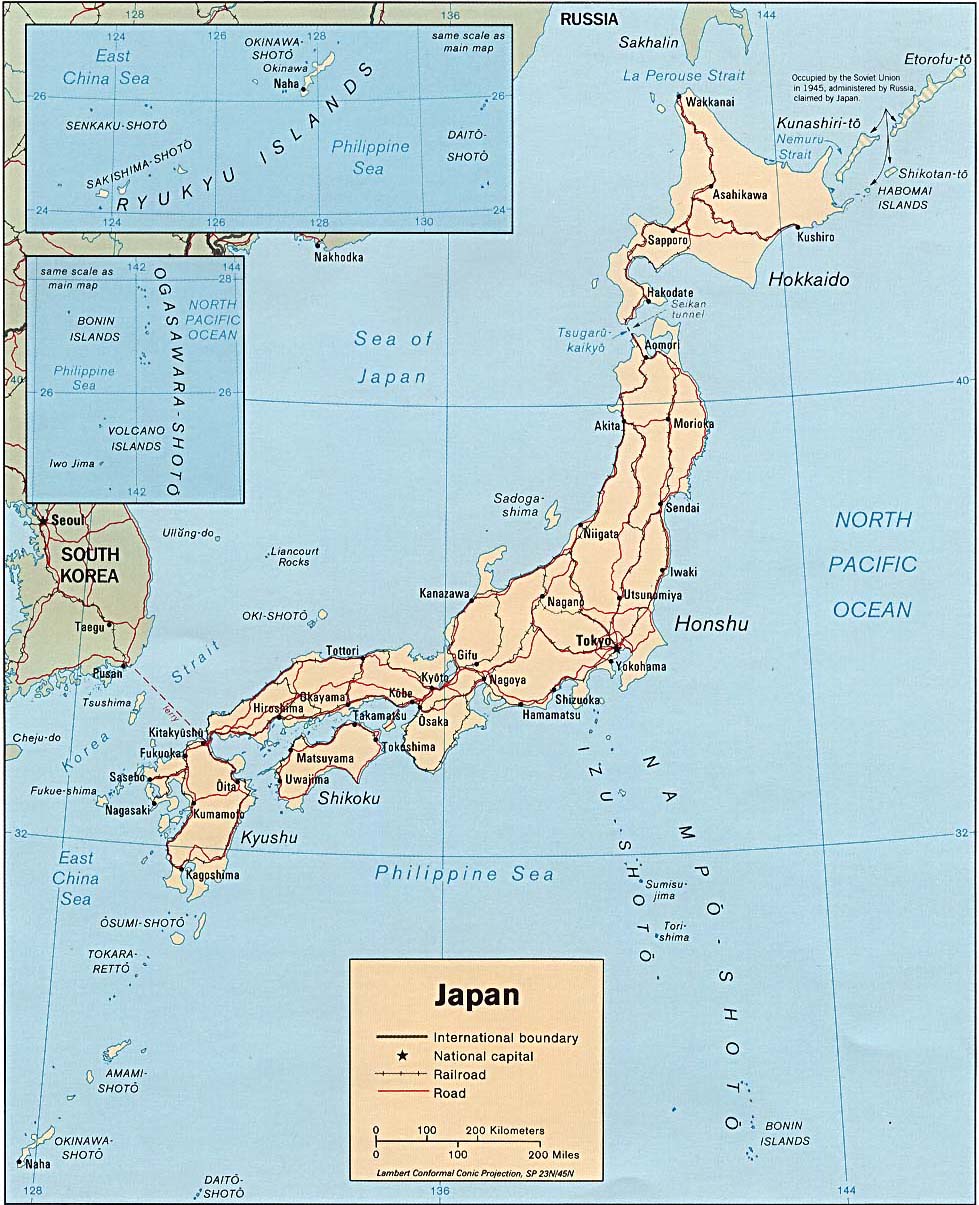 Mapa Político de Japón