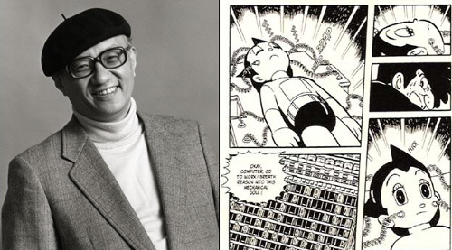 Osamu Tezuka, para muchos el padre del manga, junto a Astroboy. Source: Internet/KNS