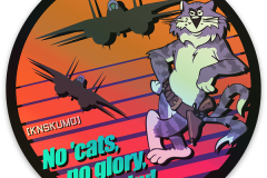 Aero-Party 6 Holographic Sticker Sample (Model B)